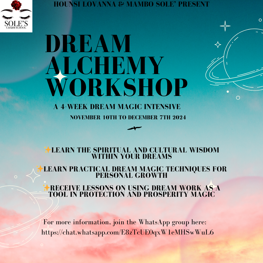 Dream Alchemy Workshop (November 10th-December 7th 2024
